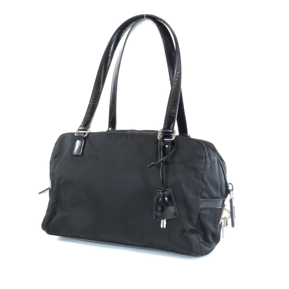 Prada Bag black durable Bowling Tessuto Boston Black